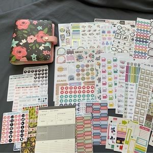 Large planner bundle with stickers